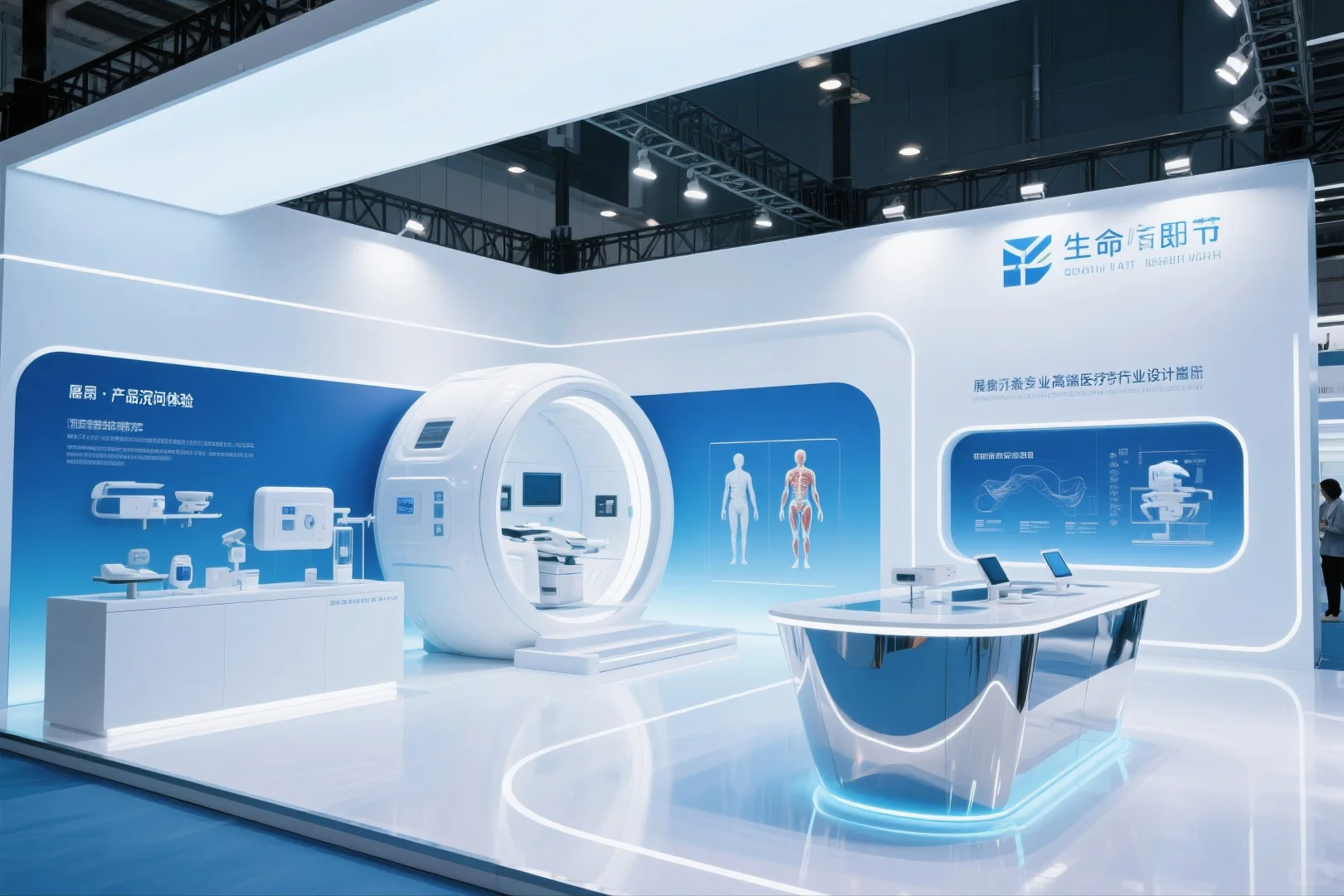 085｜AI-100套展台案例｜高端医疗器械行业