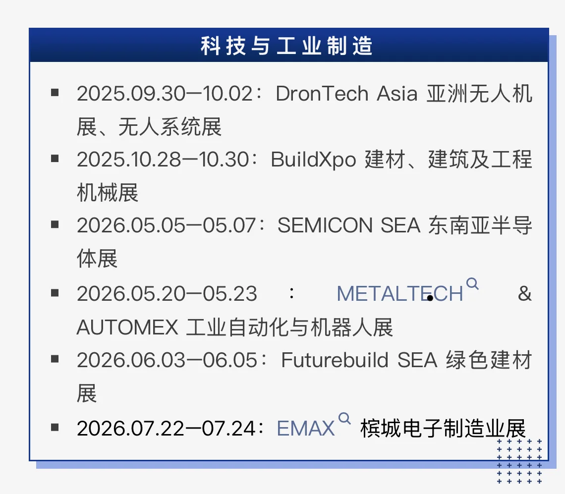 ??马来西亚2025-2026展会先知道