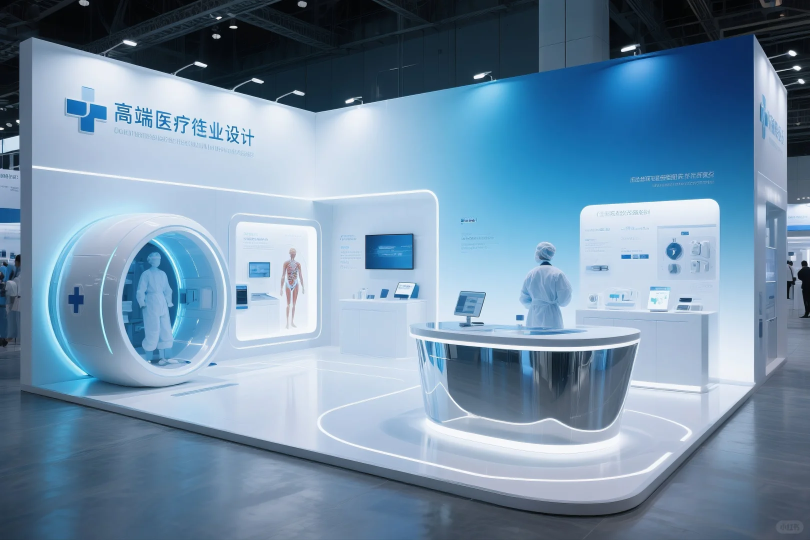 085｜AI-100套展台案例｜高端医疗器械行业