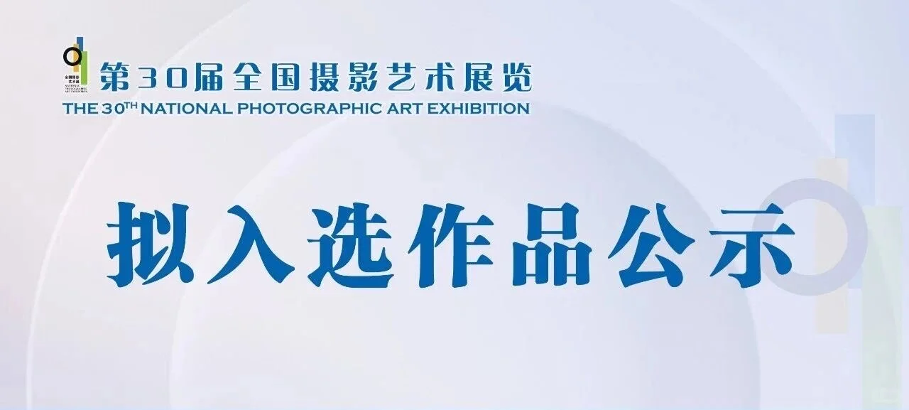 第30届国展拟入选作品公示