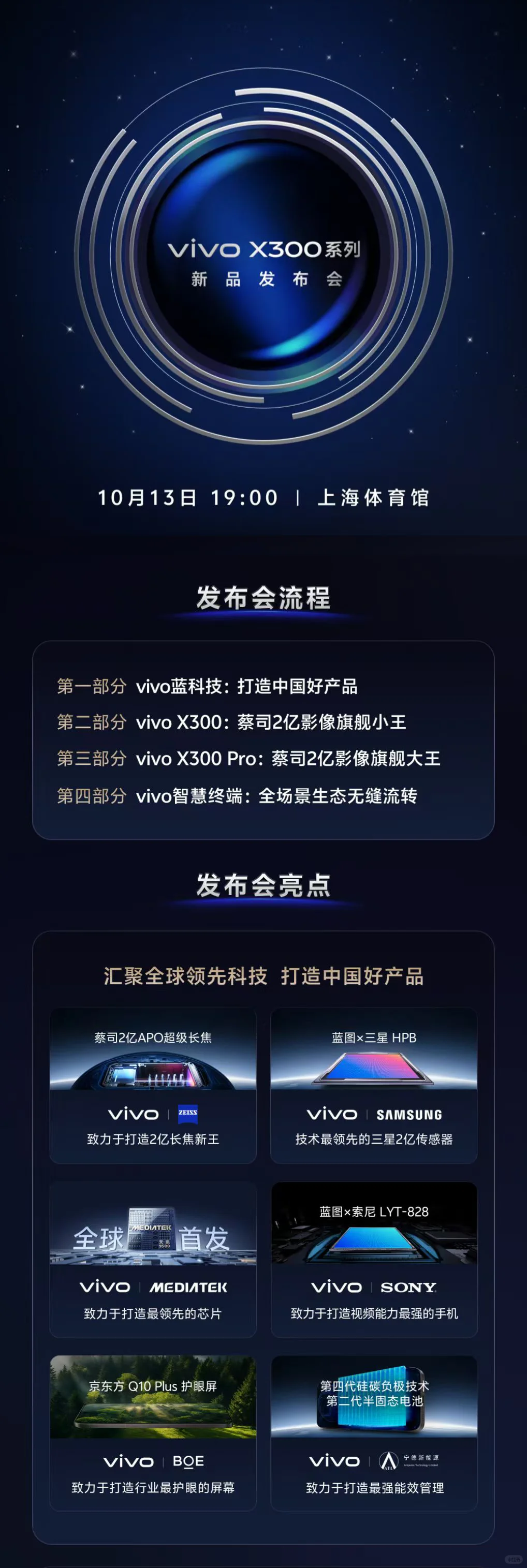 来啦❗vivoX300系列 新品发布会❗