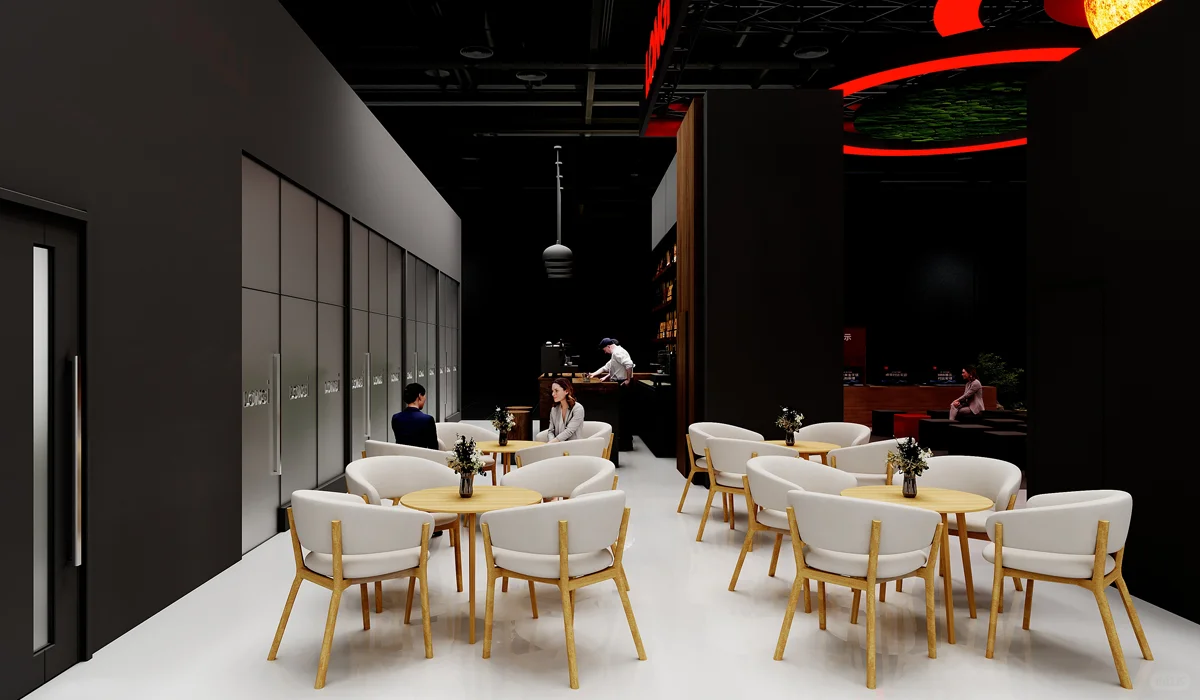 ⚡️超炫酷的展会设计搭建‼️济南光伏展方案?