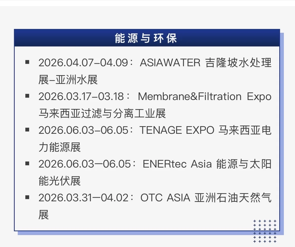 ??马来西亚2025-2026展会先知道