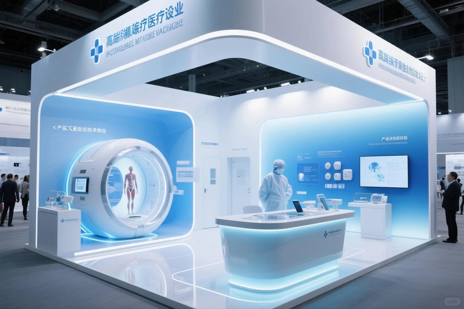 085｜AI-100套展台案例｜高端医疗器械行业