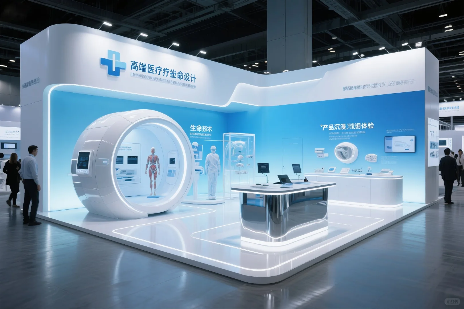 085｜AI-100套展台案例｜高端医疗器械行业