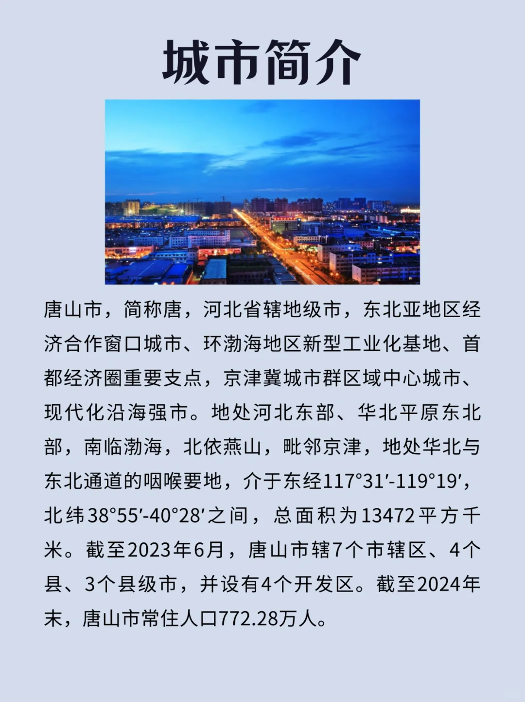 每天一个旅行地—唐山