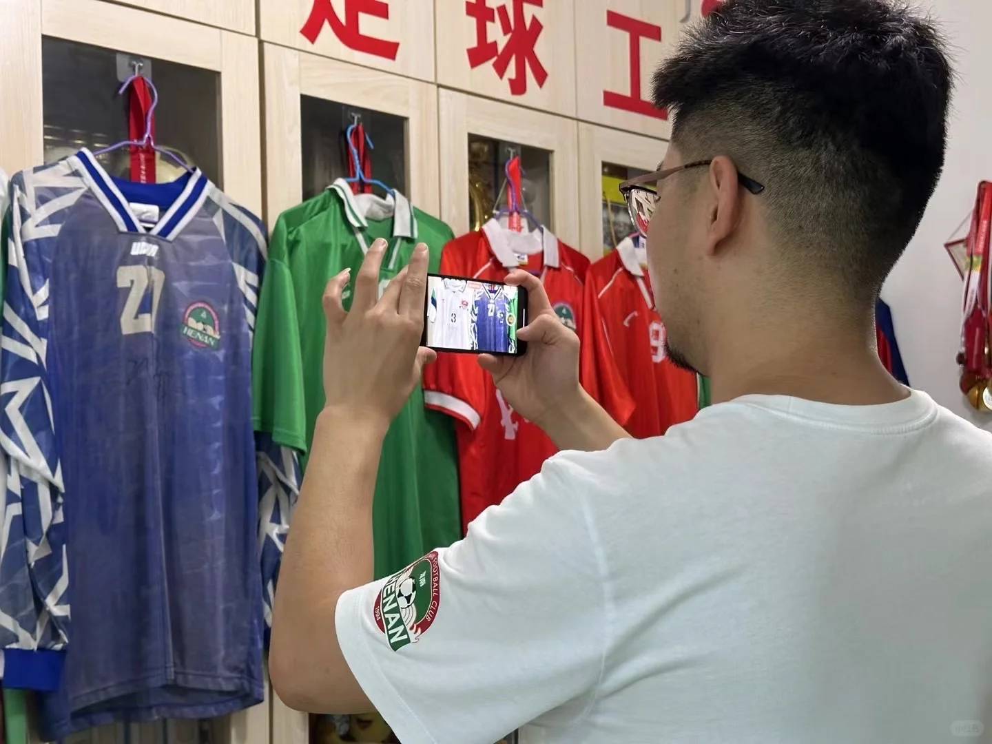 河南足球｜参观张五一老师足球工作室—蹴鞠堂