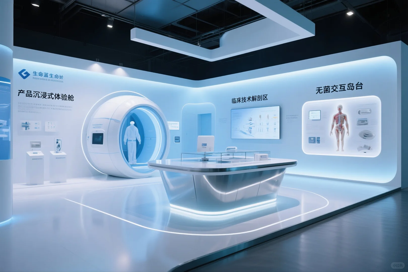 085｜AI-100套展台案例｜高端医疗器械行业