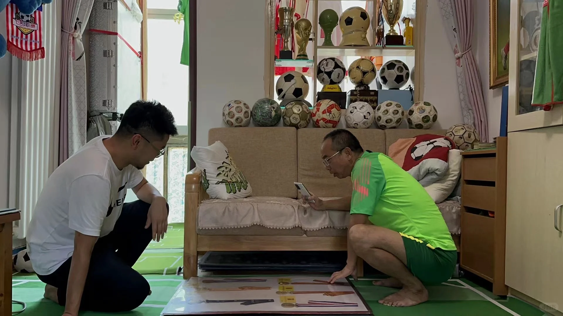 河南足球｜参观张五一老师足球工作室—蹴鞠堂