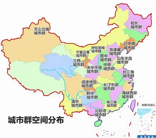 流动的韵律——中国经济圈的地理画卷