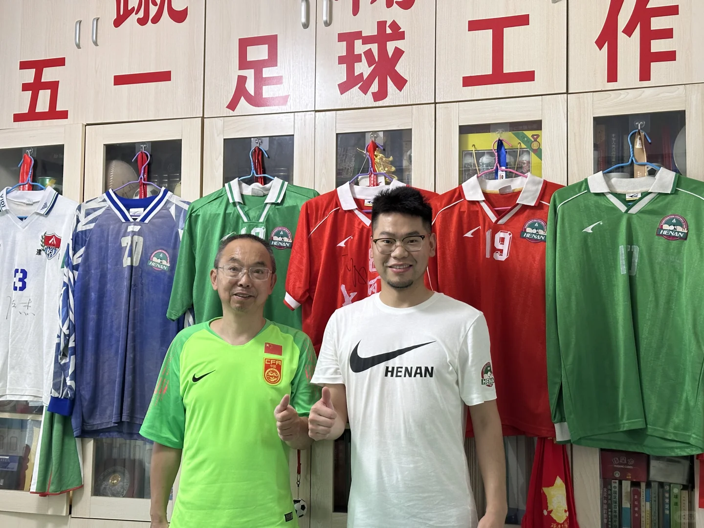 河南足球｜参观张五一老师足球工作室—蹴鞠堂