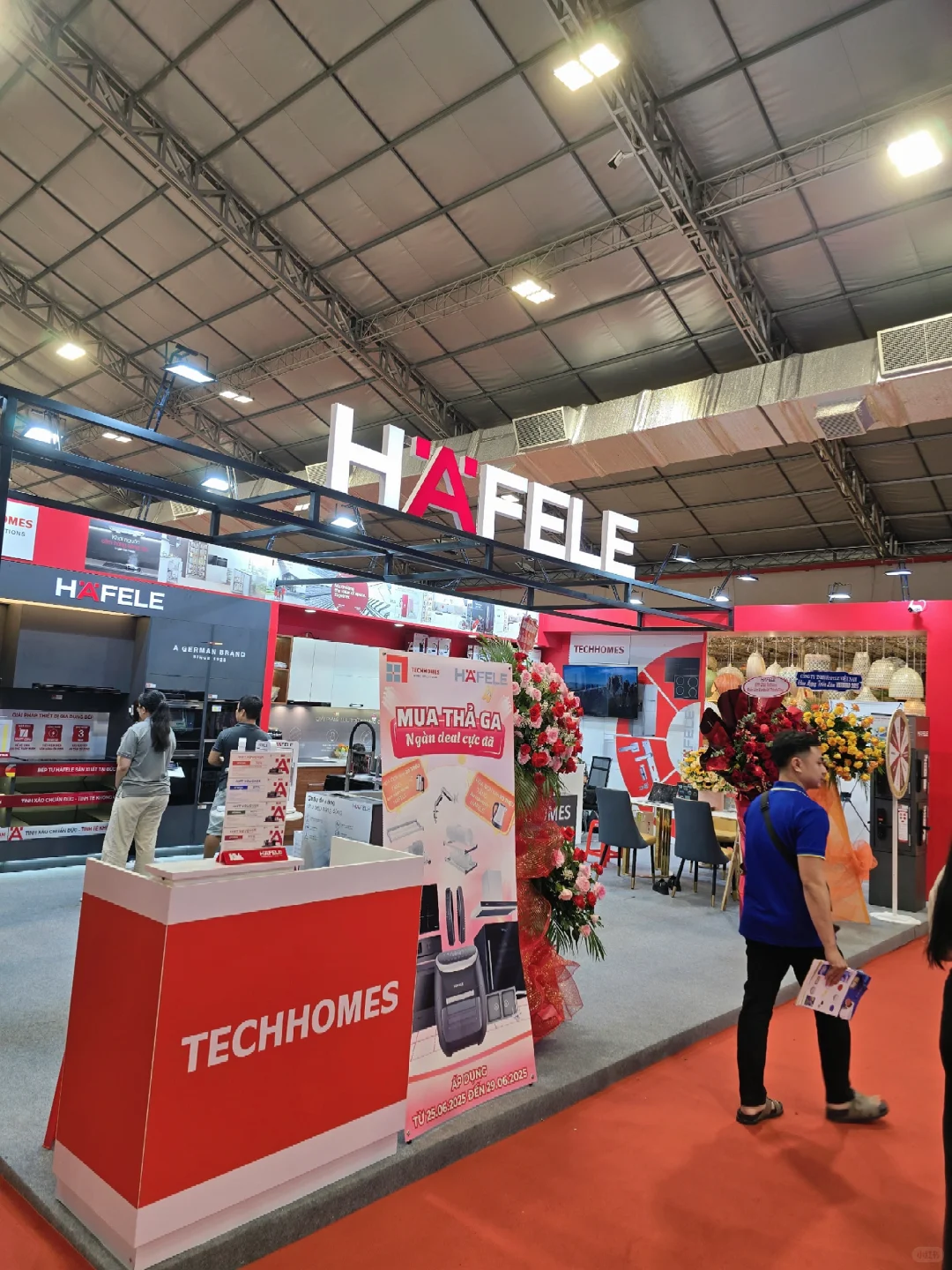 今天去逛了胡志明国际建材展