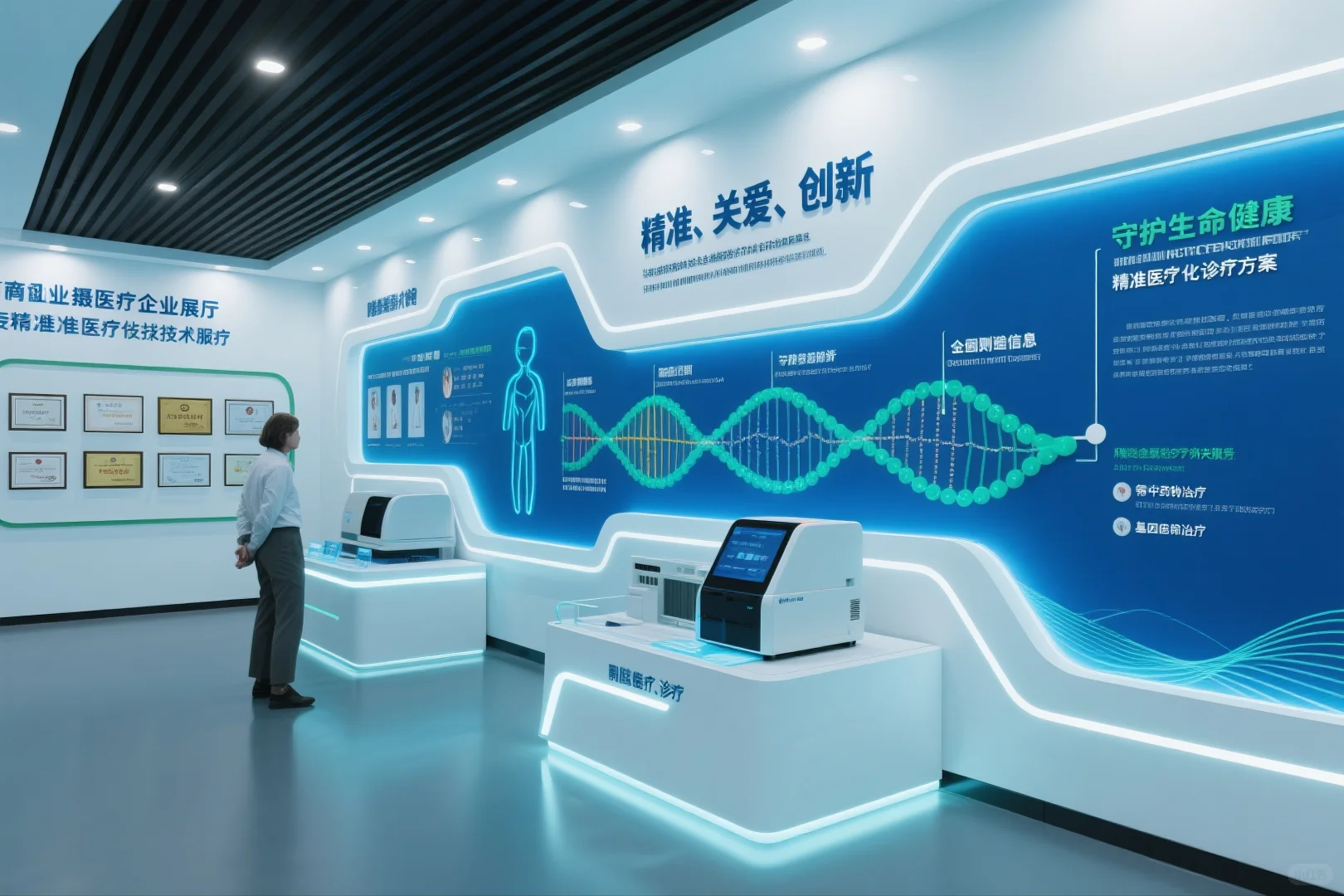 053｜AI-100套展厅案例｜精准医疗行业