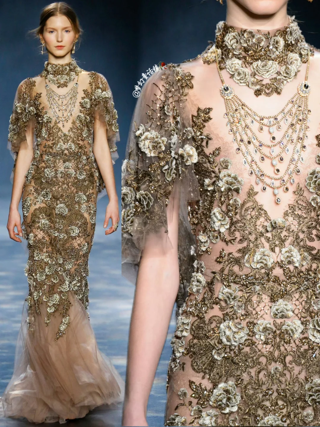 审美积累丨Marchesa 2016 秋冬成衣