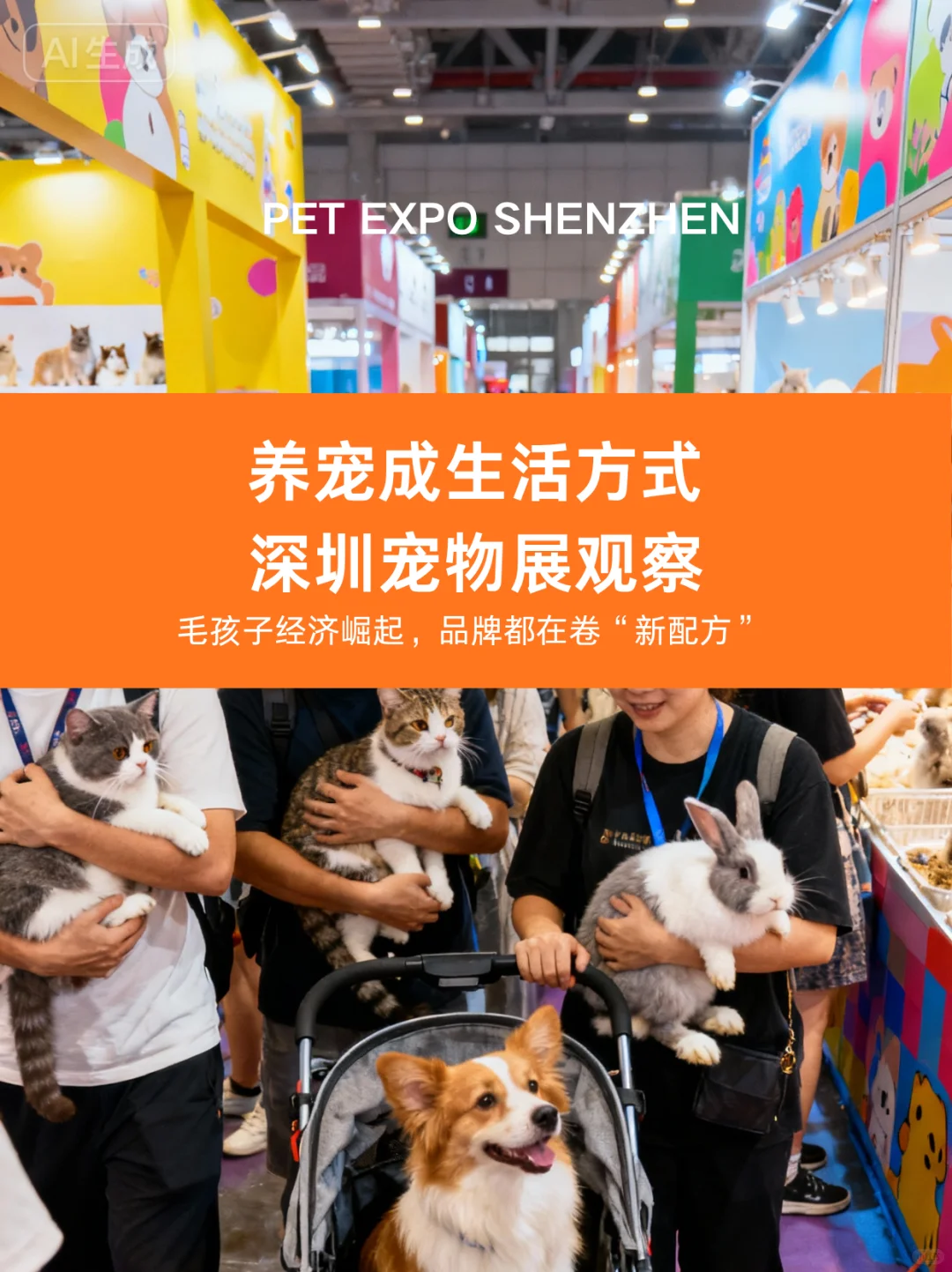 【展会观察】年轻人不生娃,开始养宠物了??