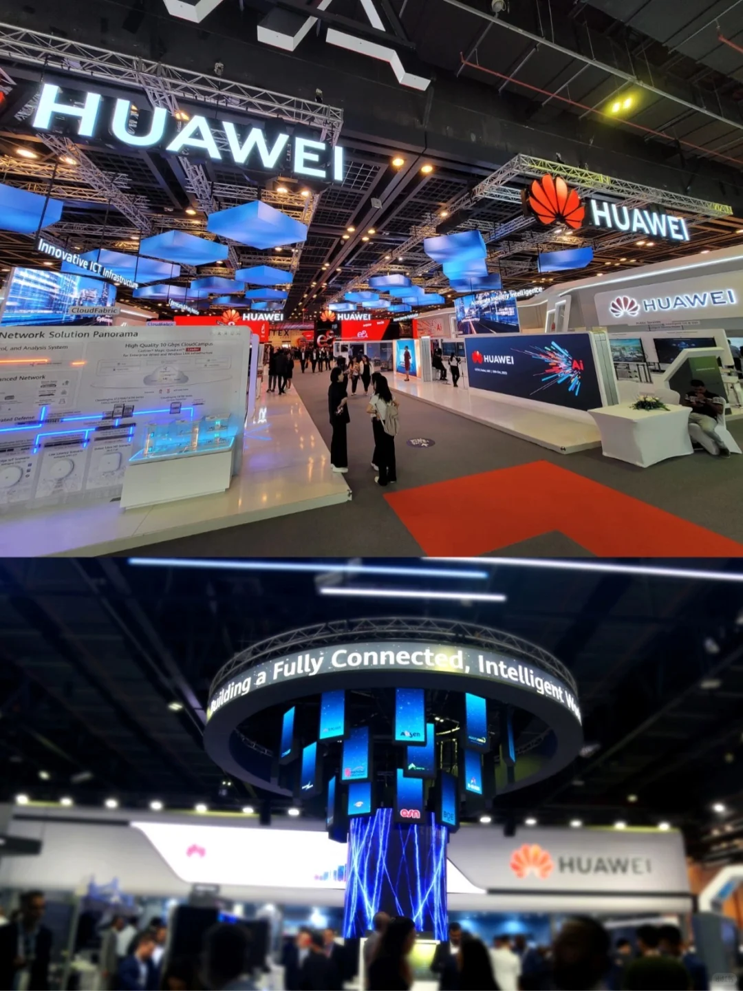 中东华为展会搭建|科技感与专业度的融合✨