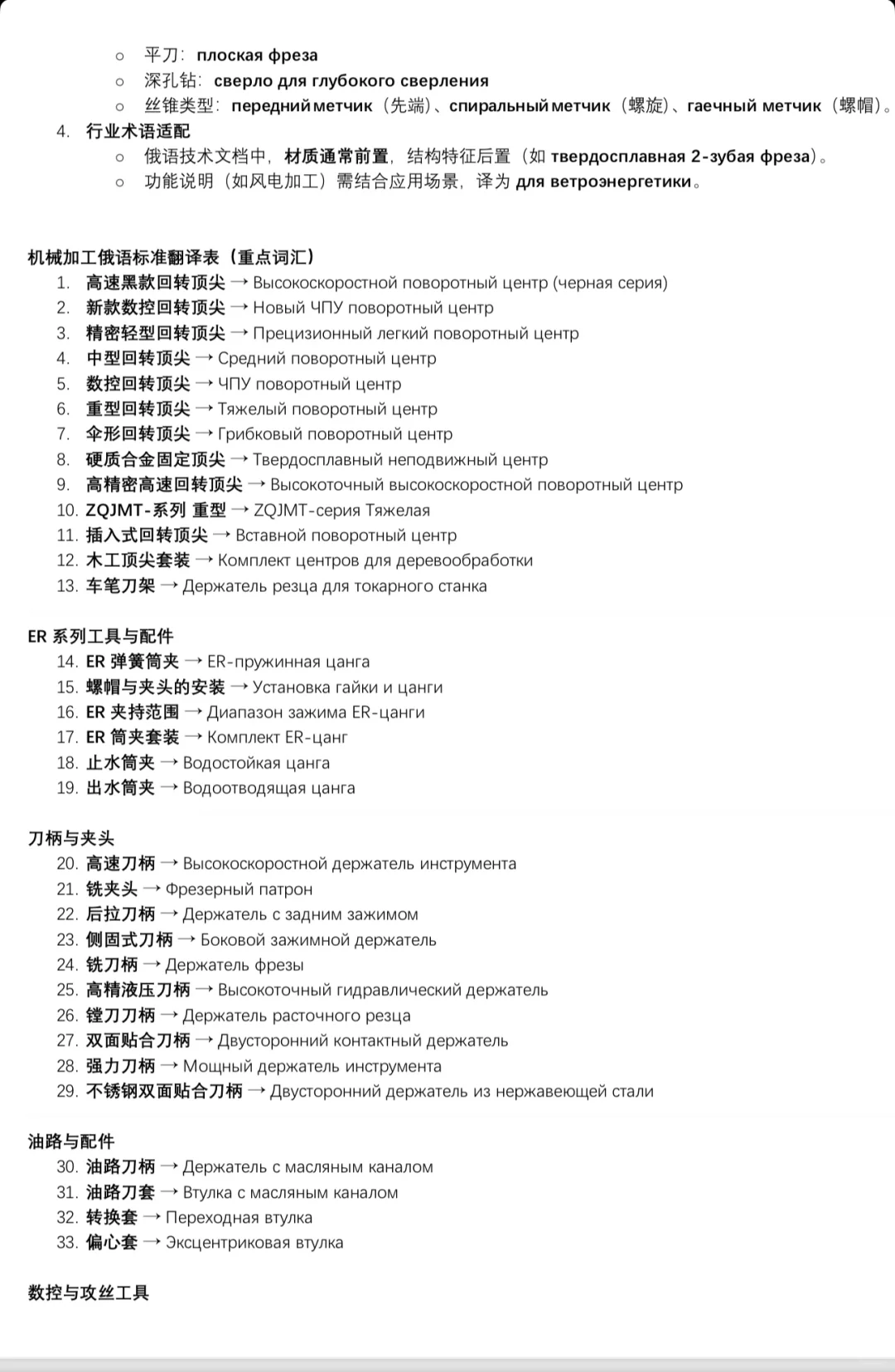 2025莫斯科金属加工展重点单词总结