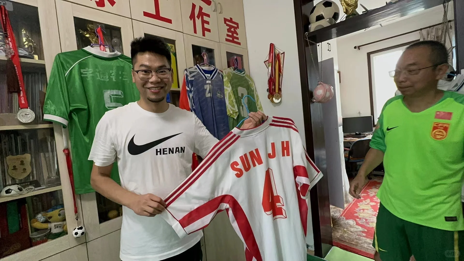 河南足球｜参观张五一老师足球工作室—蹴鞠堂