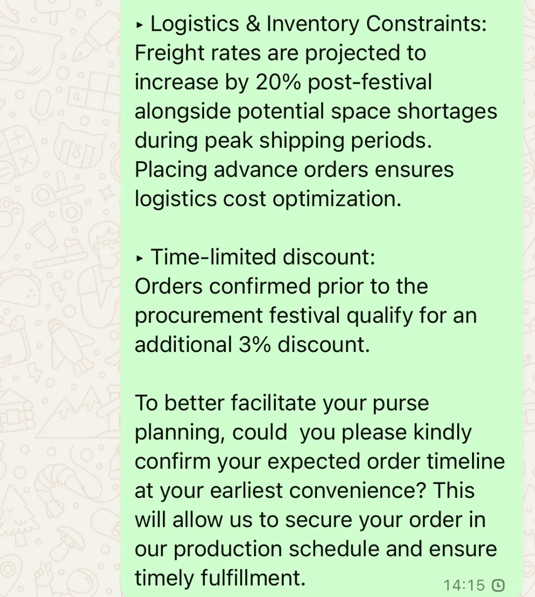 ?3月采购节爆单话术| 外贸干货分享