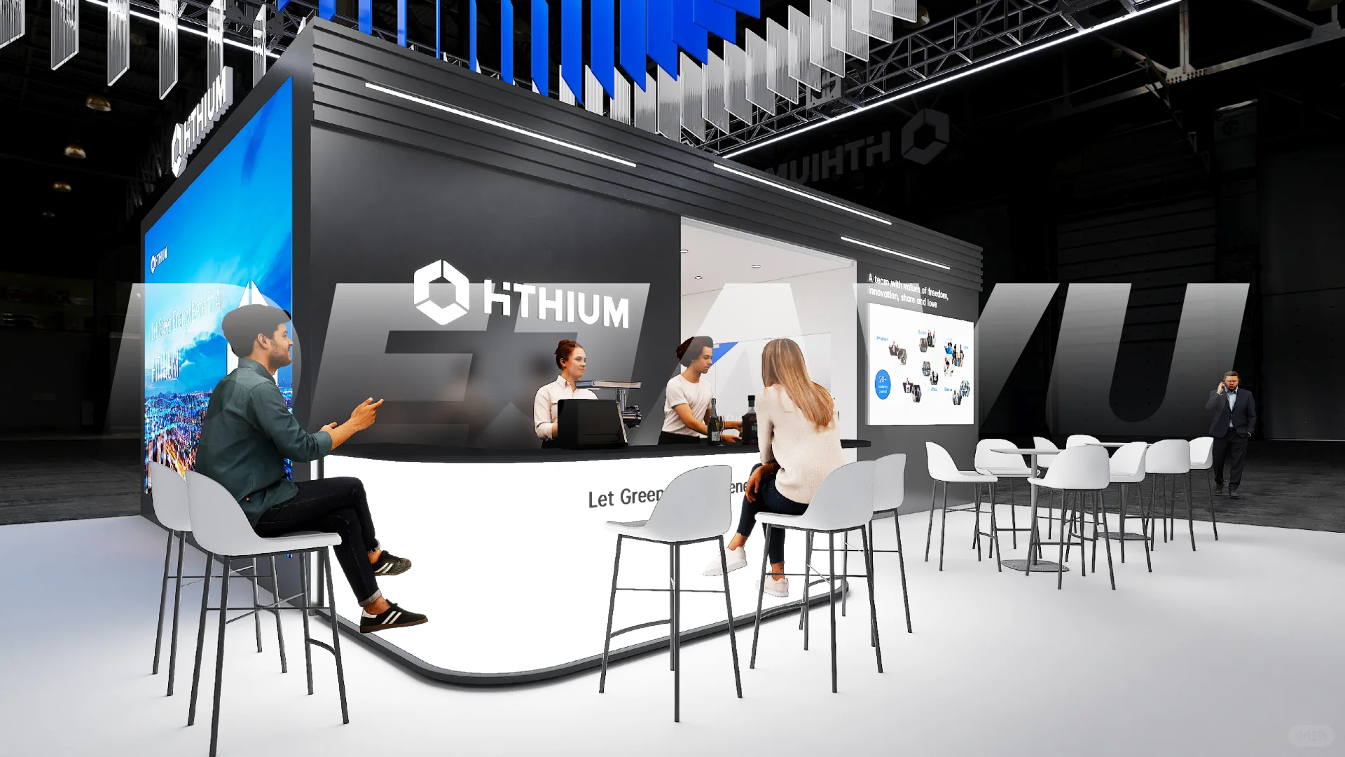 储能展台设计︱原创展台设计分享