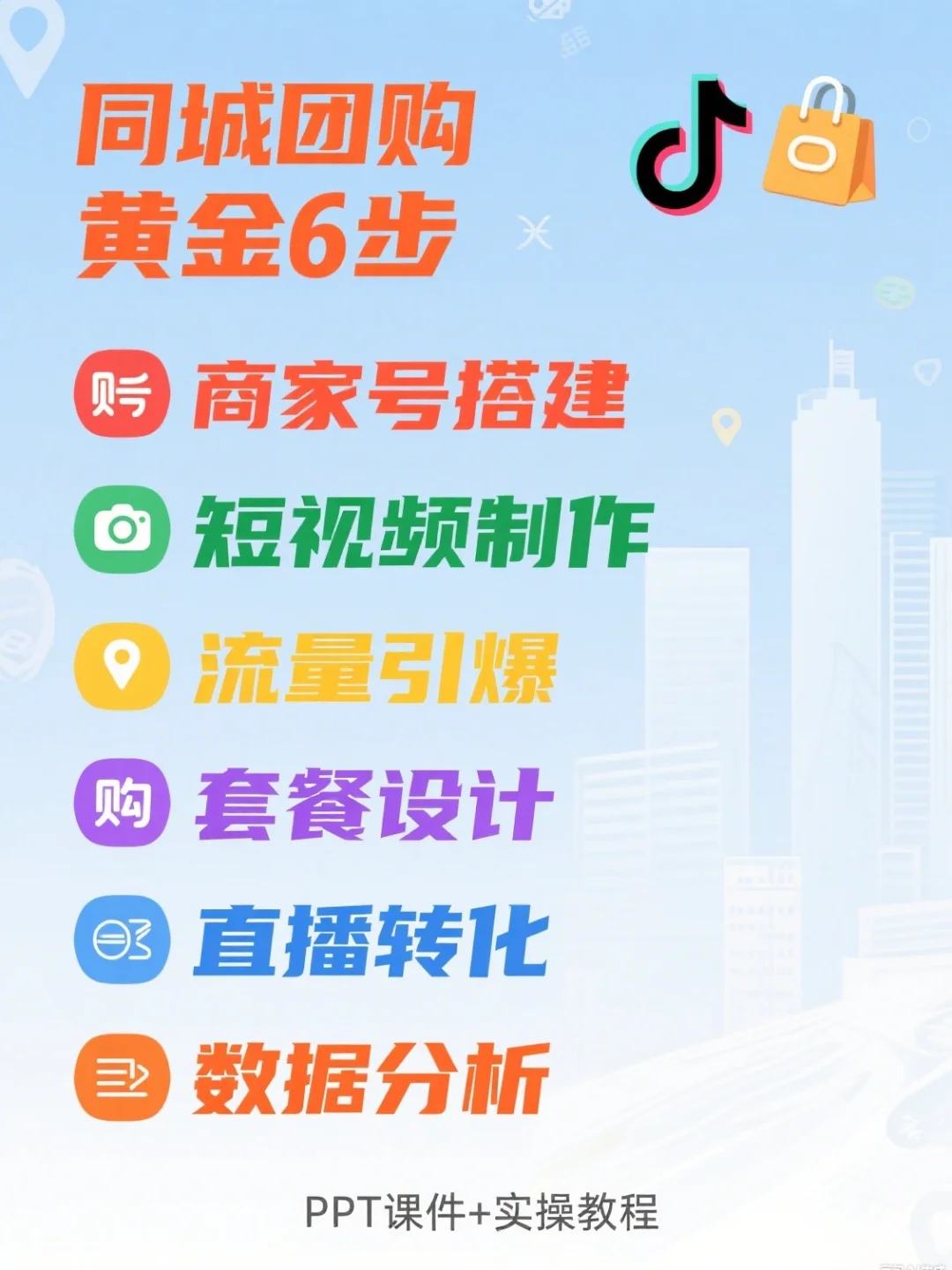 抖音本地生活 PPT！团购方案直接用?️