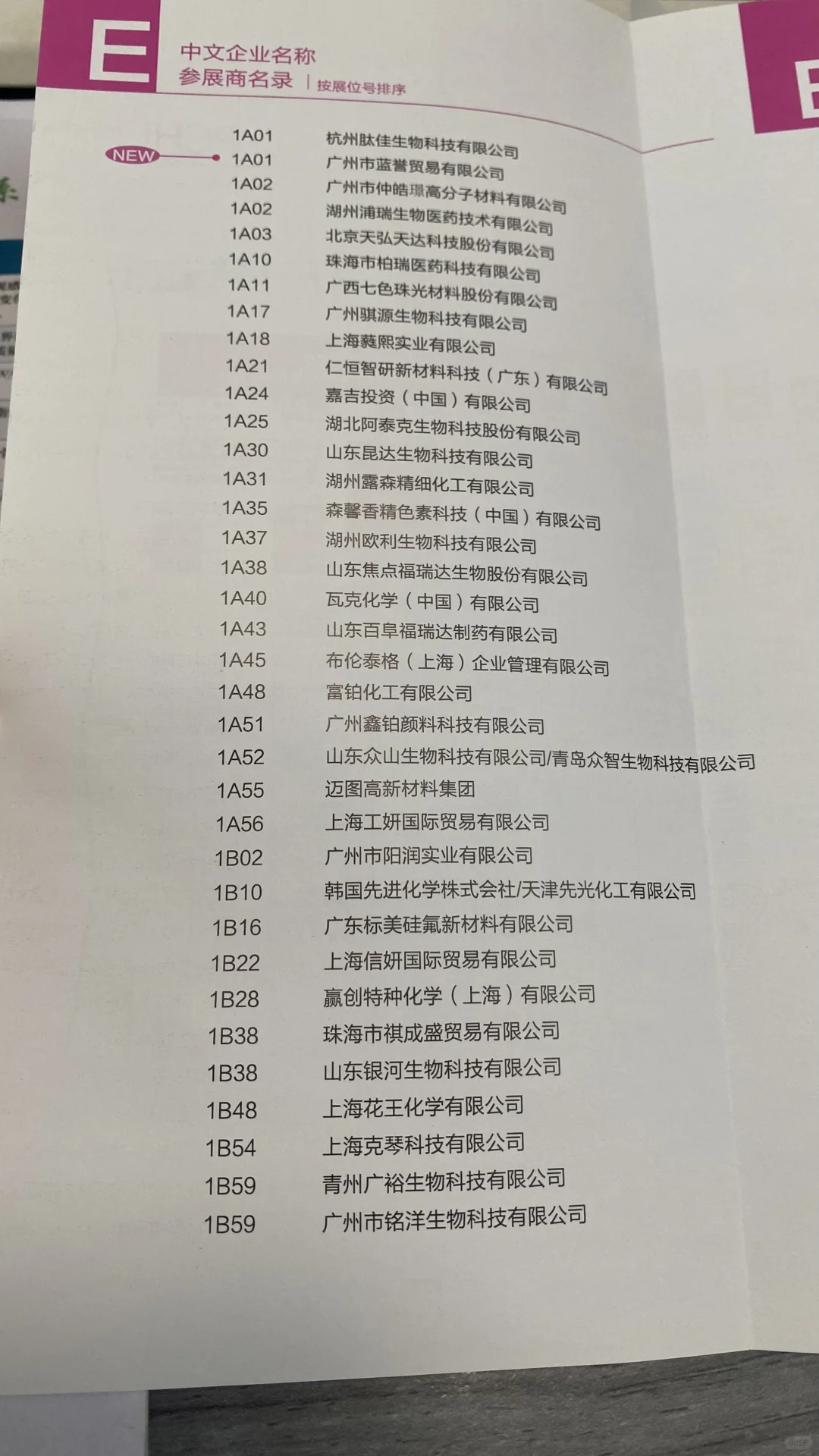 2024年上海PCHI 参展商名录