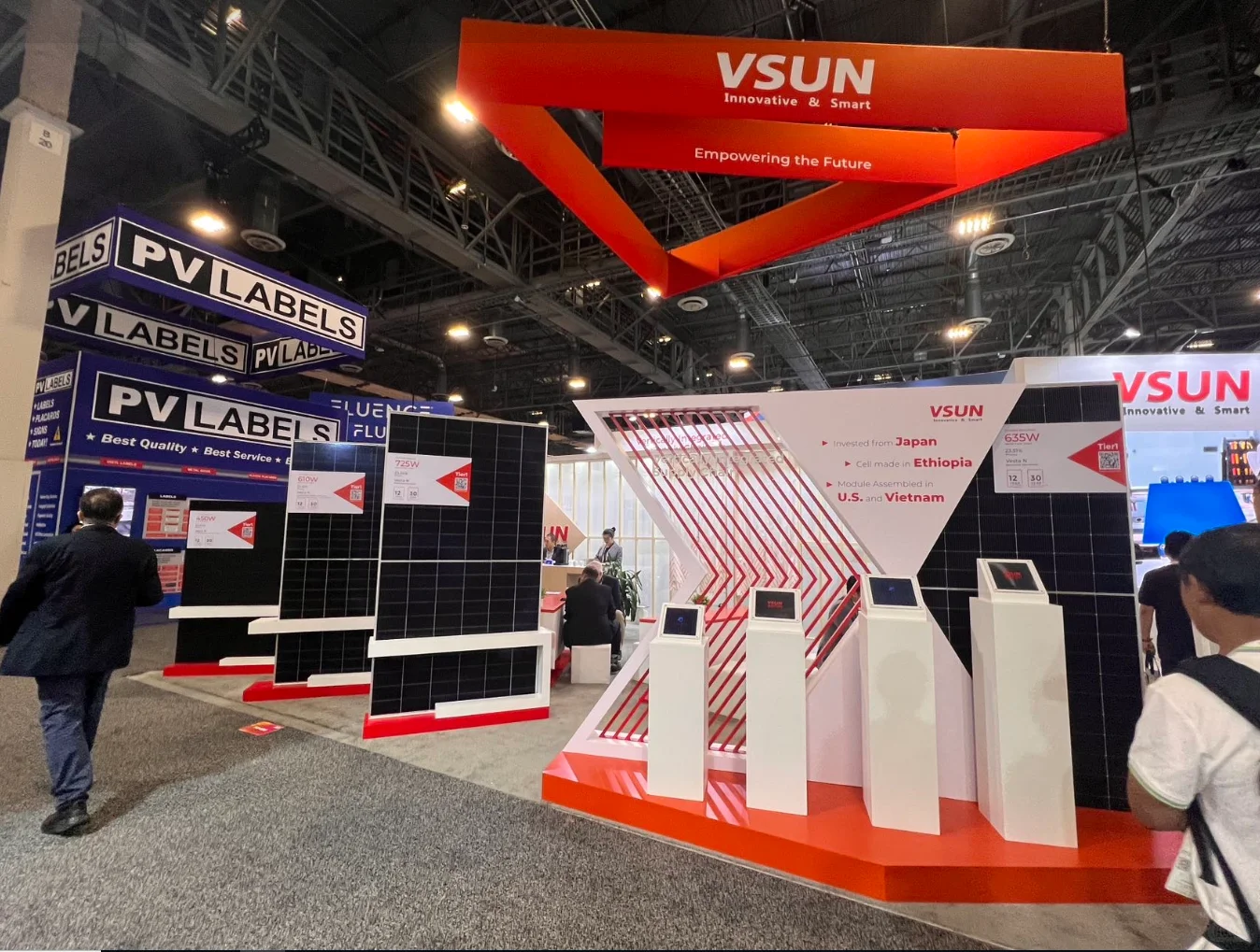 美国展会设计搭建丨美国太阳能展丨设计案例