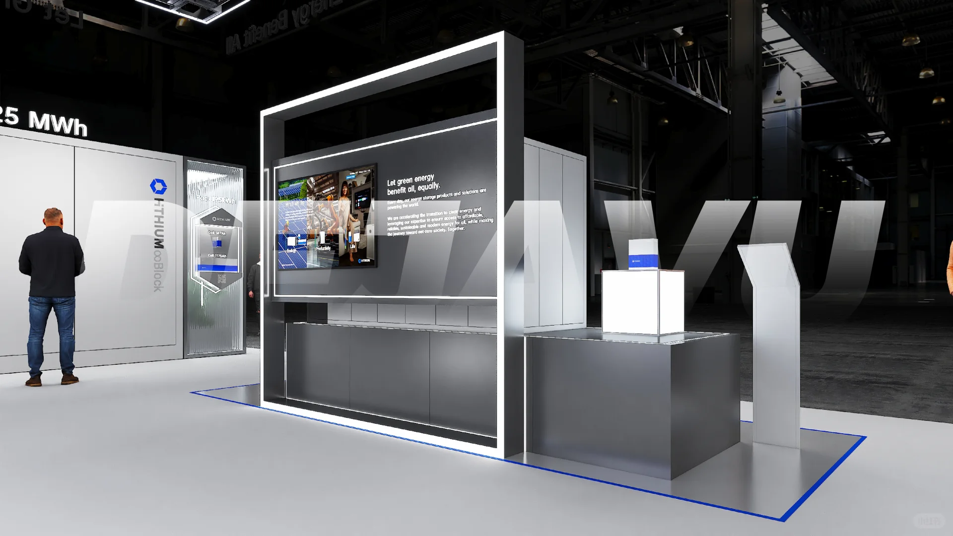 储能展台设计︱原创展台设计分享