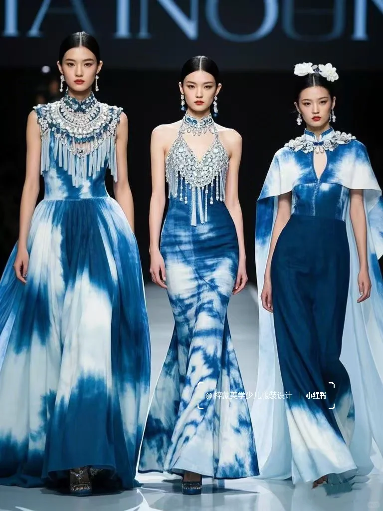 天呐这个扎染系列太美啦