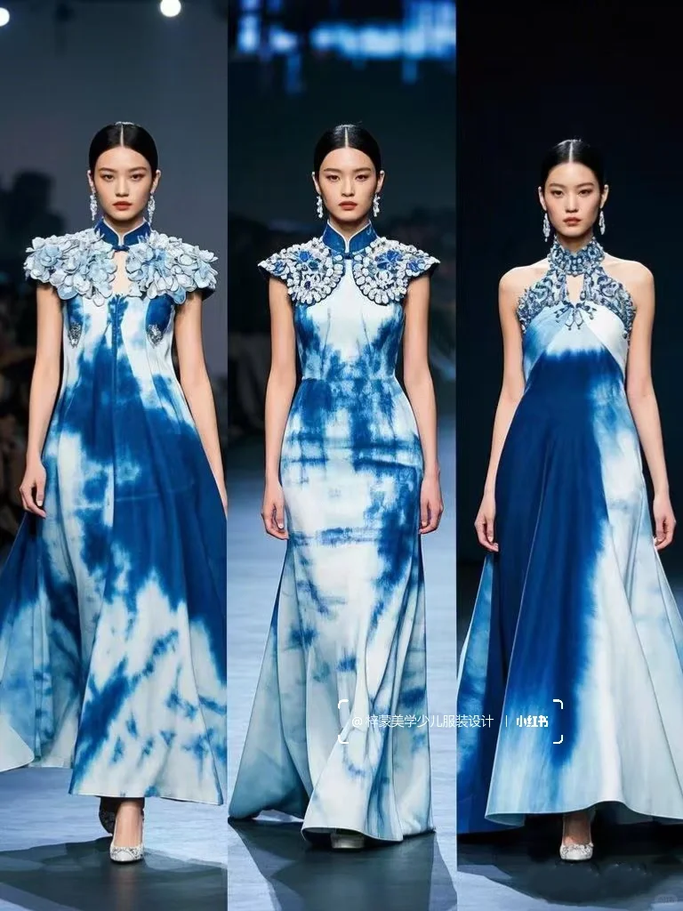 天呐这个扎染系列太美啦