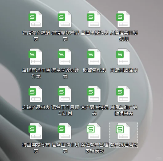 阿里巴巴国际站运营必备表格大全！