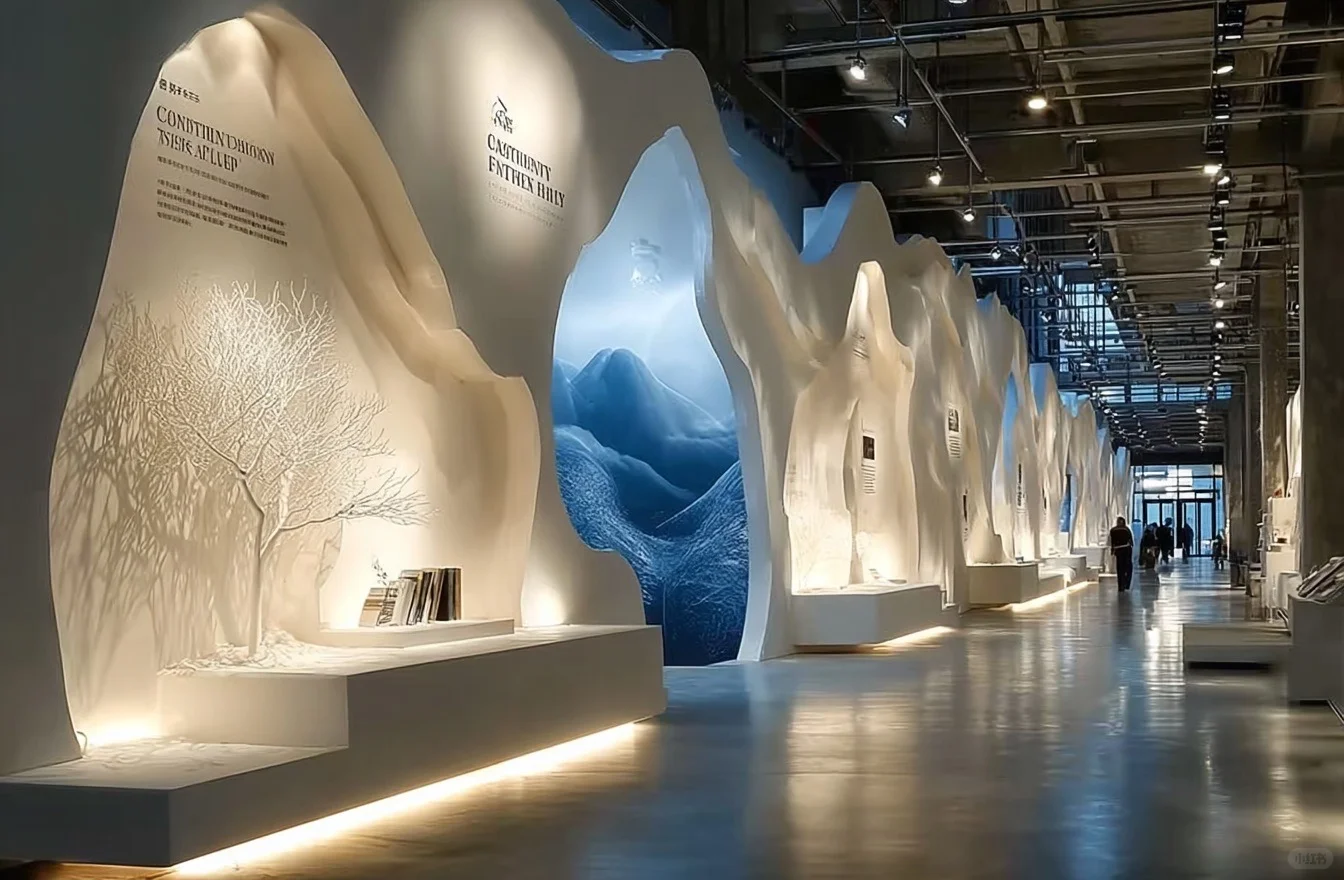 这也太惊艳了吧！展陈设计?