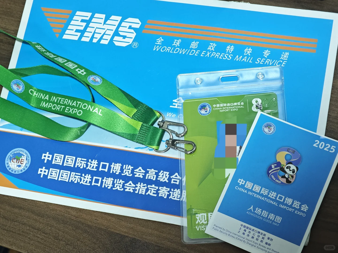 C I I E 8th 进博会证件+1