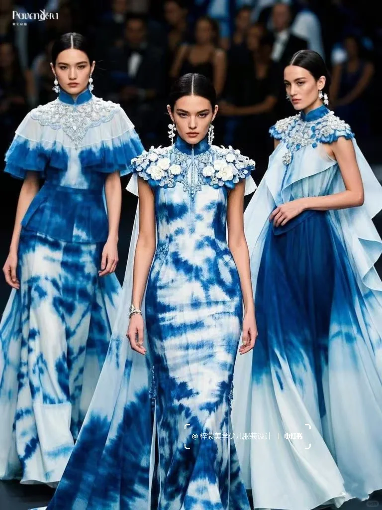 天呐这个扎染系列太美啦