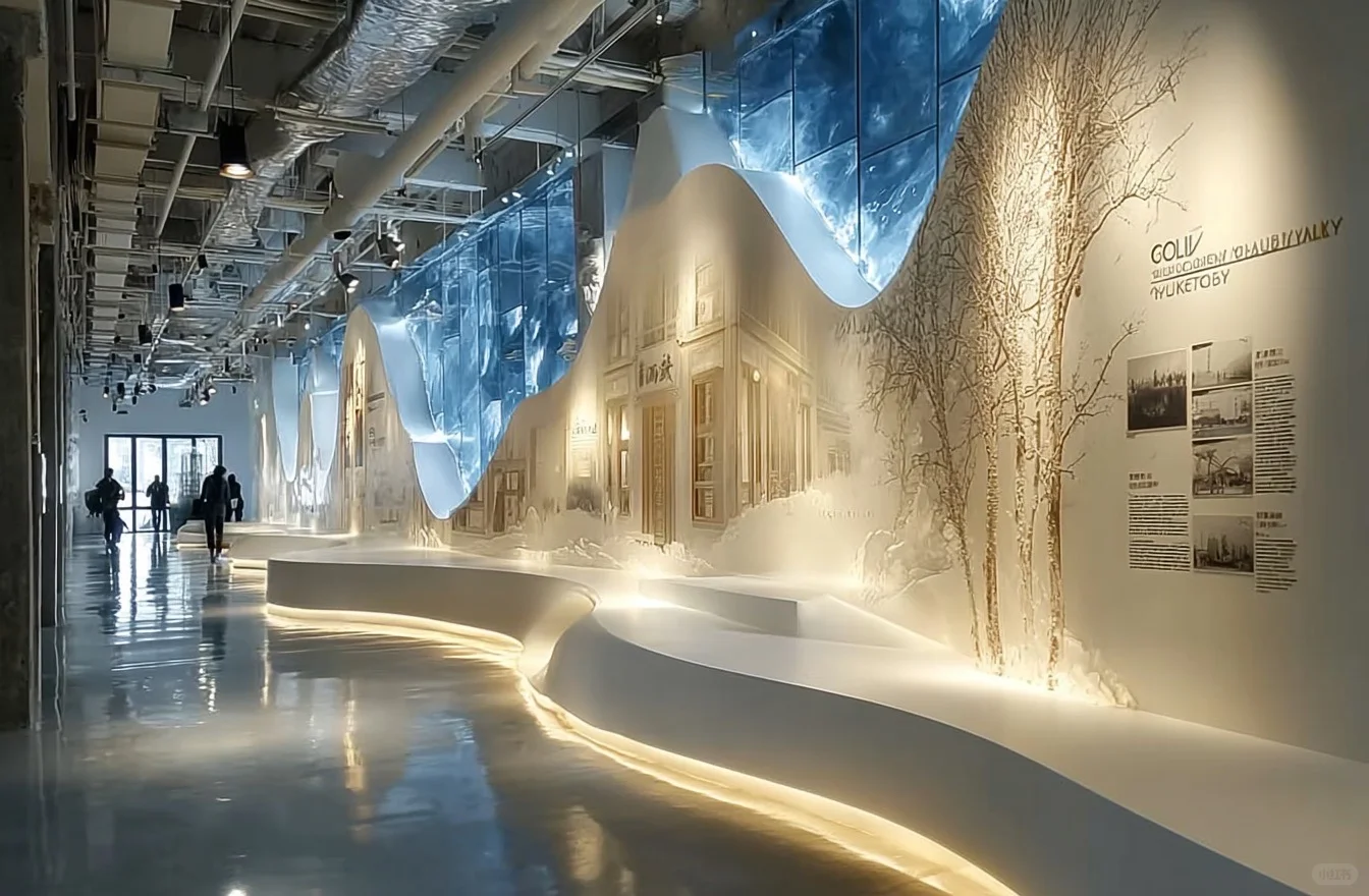 这也太惊艳了吧！展陈设计?