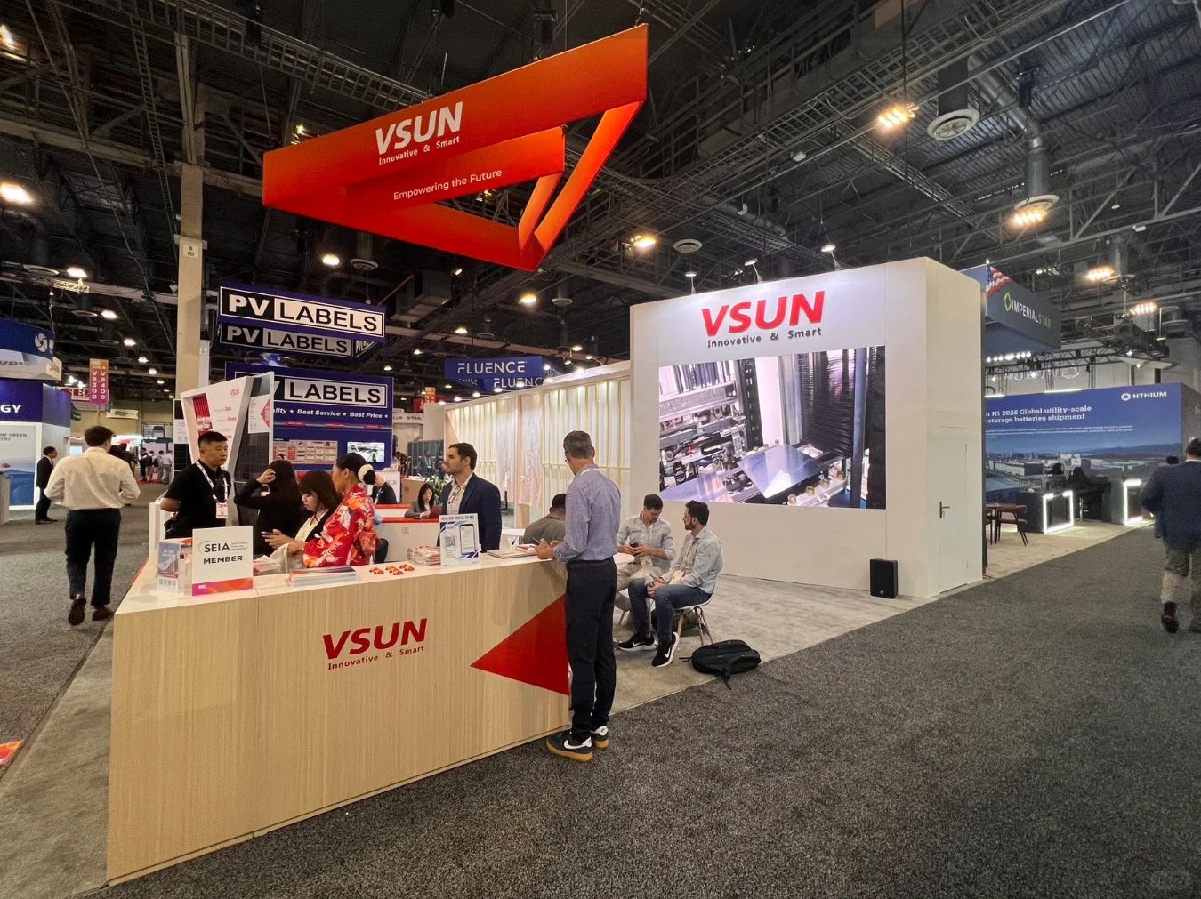 美国展会设计搭建丨美国太阳能展丨设计案例