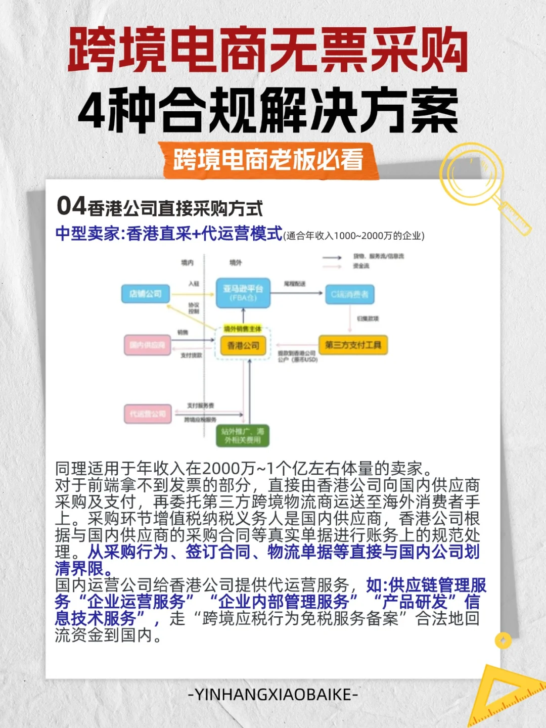 跨境电商无票采购如何合规❓