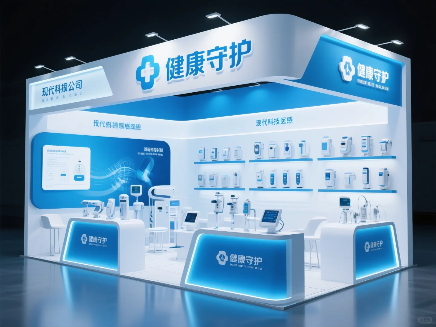 080｜挑战100天100套展台案例｜医疗器械行业