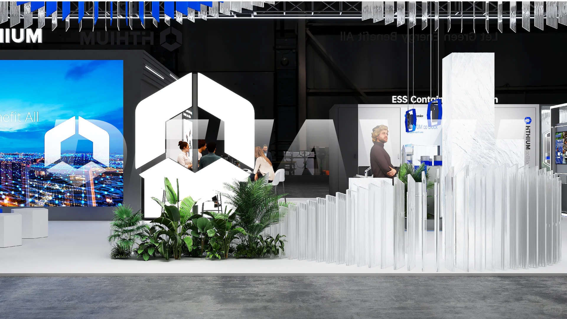 储能展台设计︱原创展台设计分享