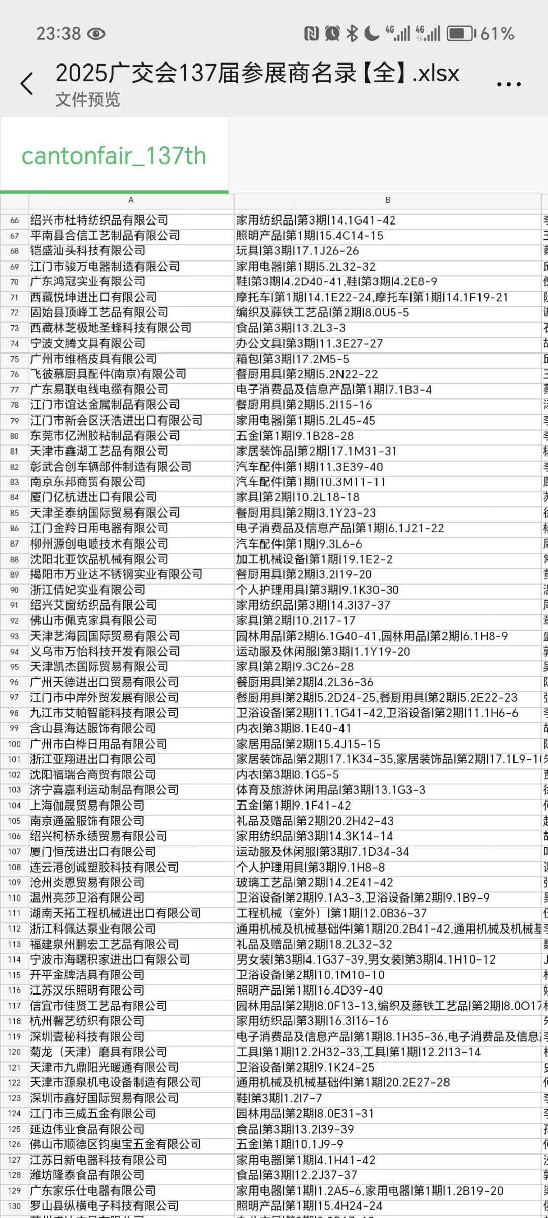 25年广交会名单！可分享