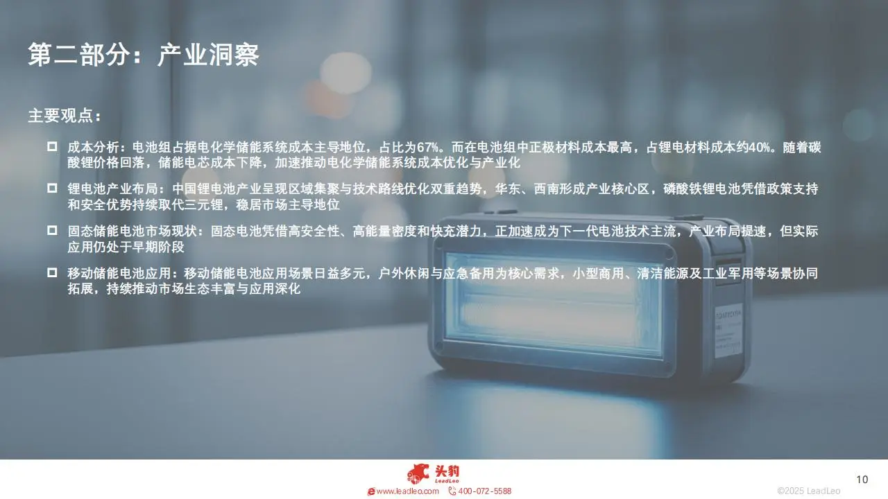 ?2025 移动储能：2029 年 1762 亿！