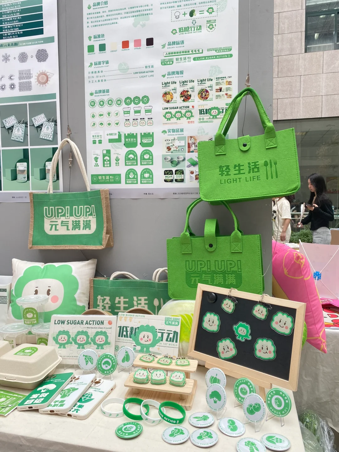 终于轮到我毕业设计展啦～