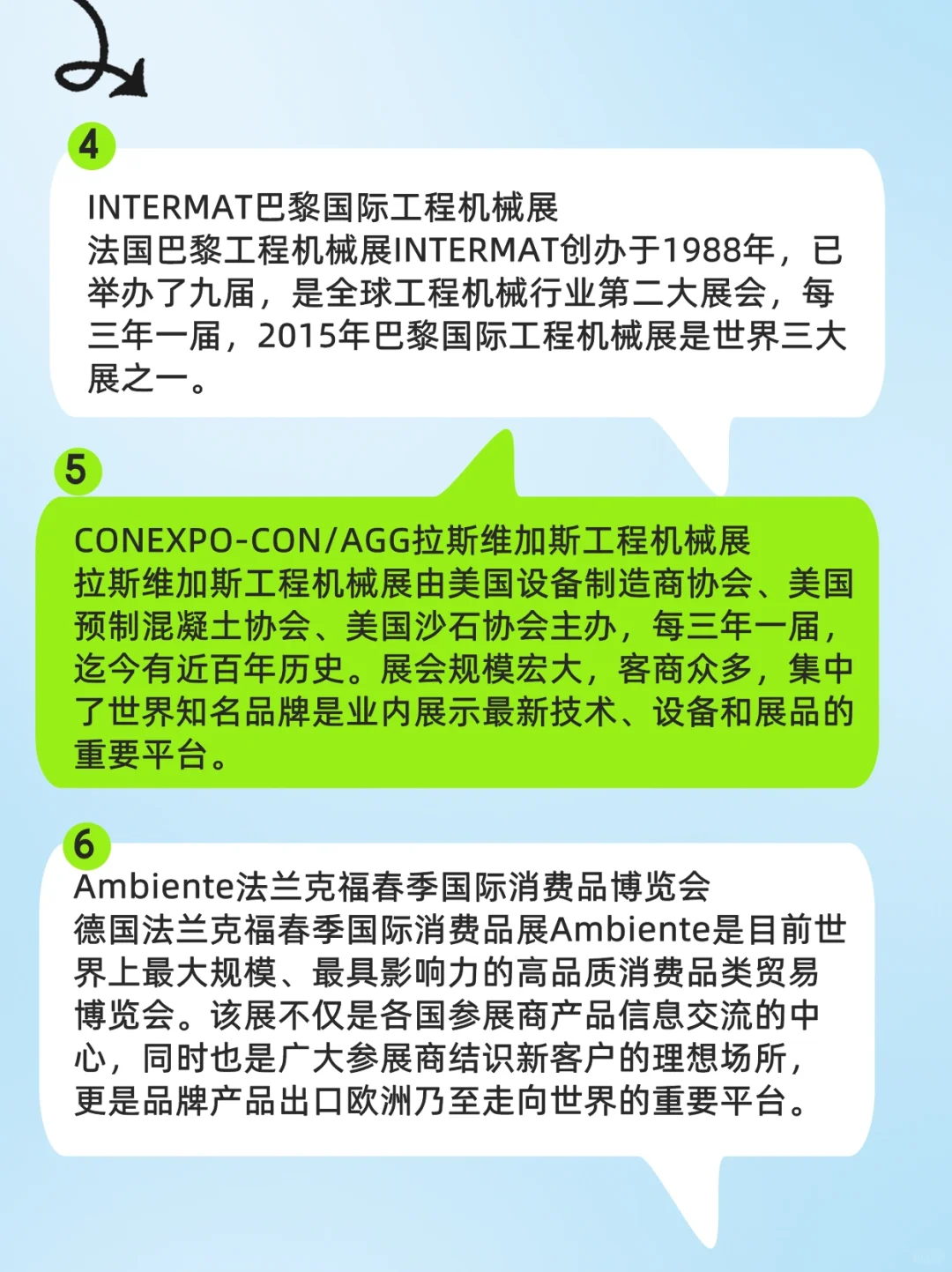 10大国际展会有哪些，赶紧码住!