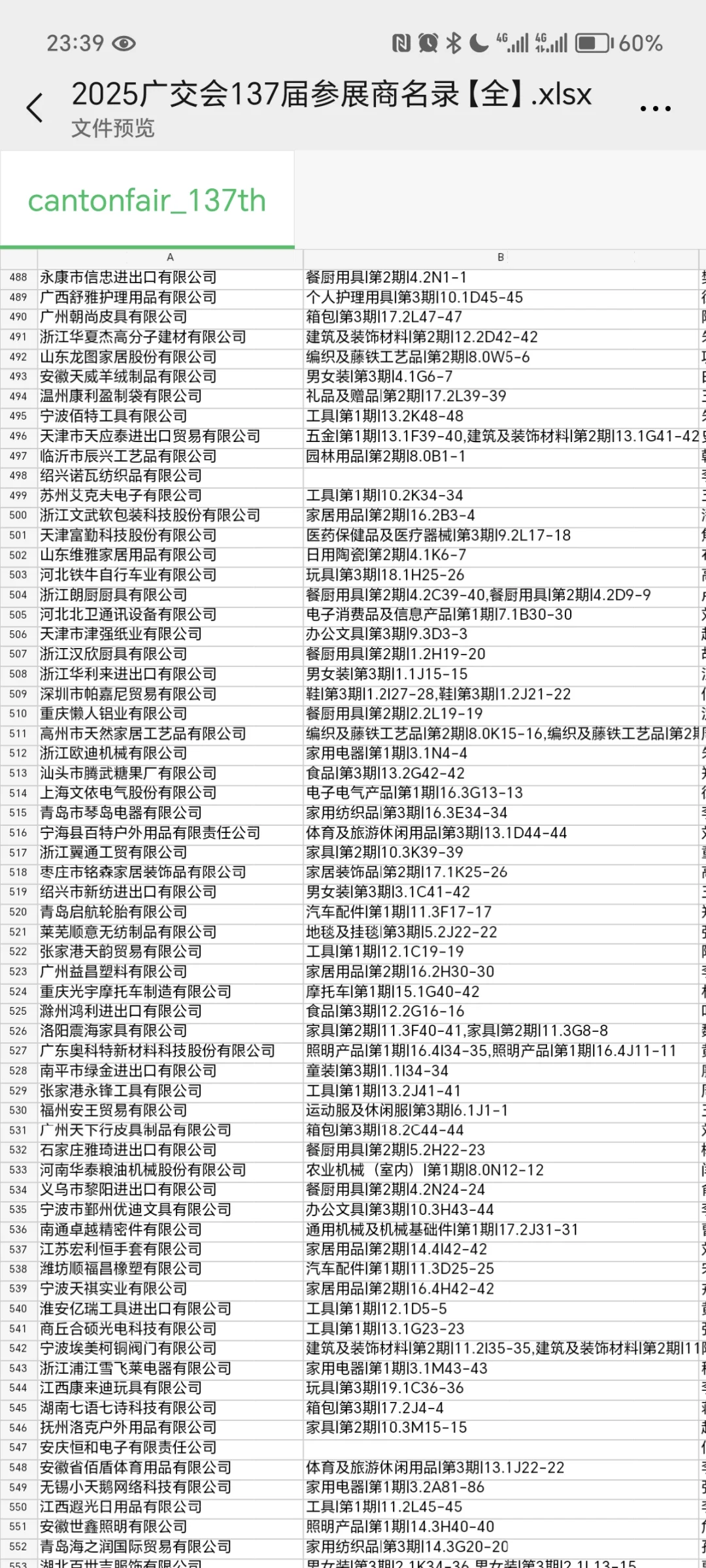 25年广交会名单！可分享