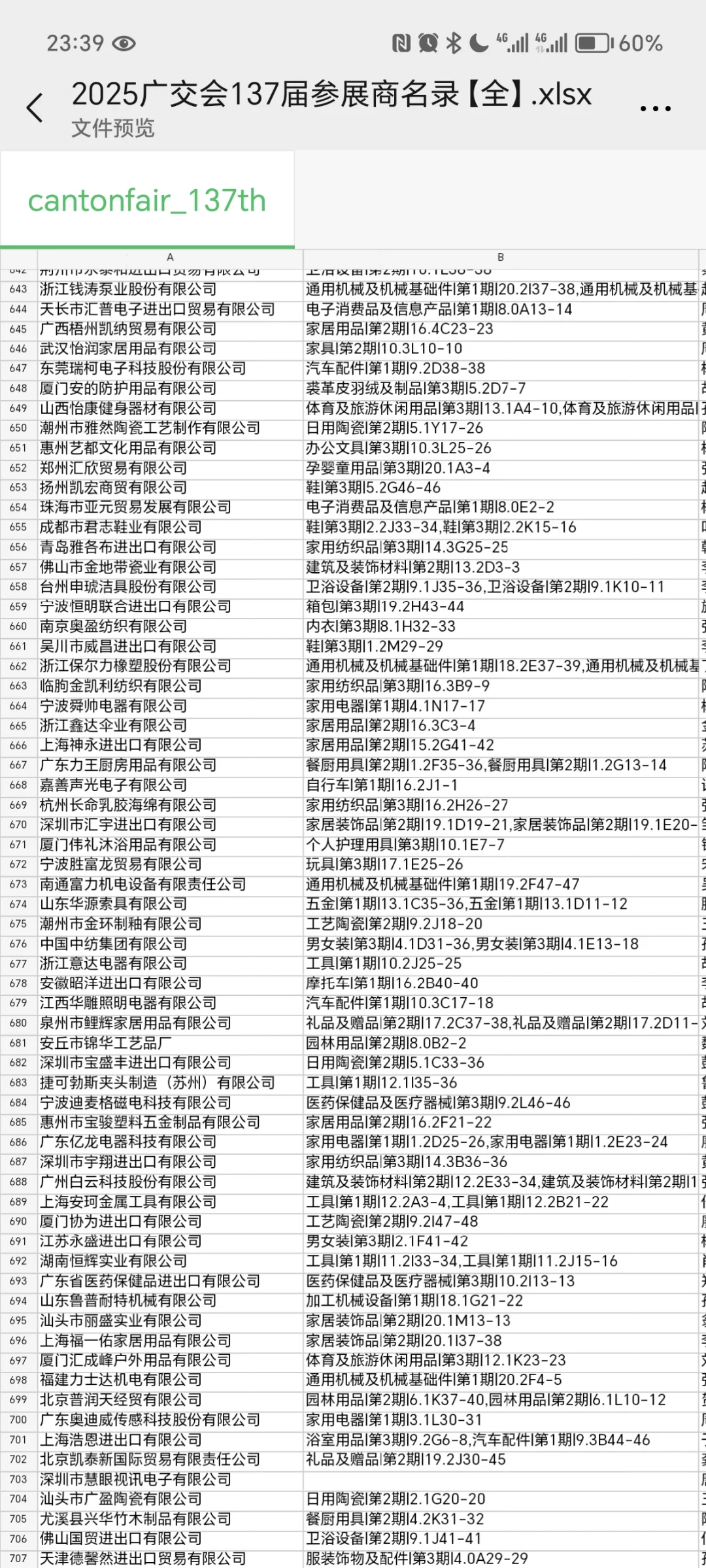 25年广交会名单！可分享
