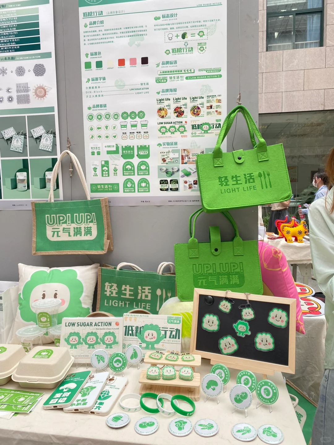终于轮到我毕业设计展啦～