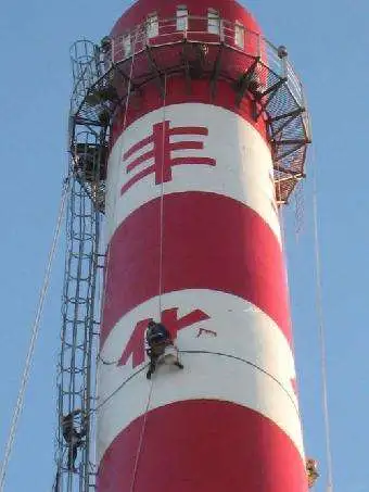 保定烟囱彩绘美化工程助力城市文化传承与景