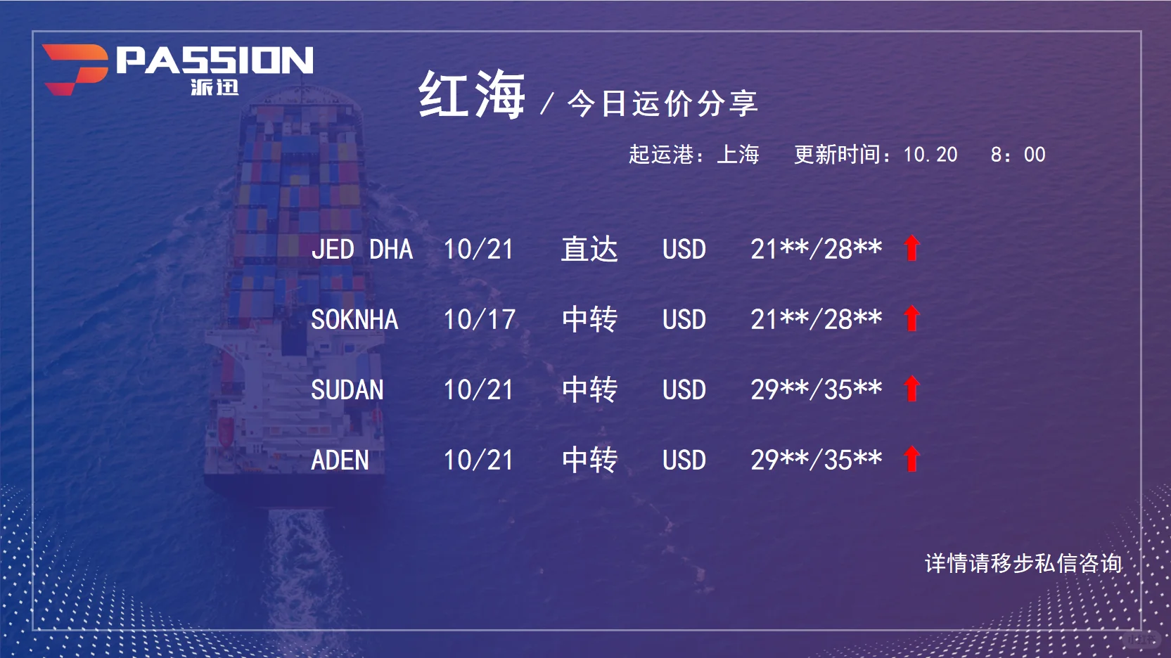 10.20 上海—中东红海印巴特价舱位推荐