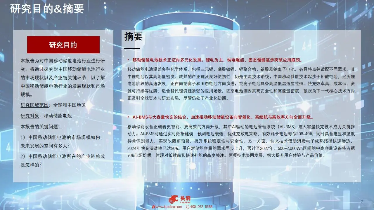 ?2025 移动储能：2029 年 1762 亿！