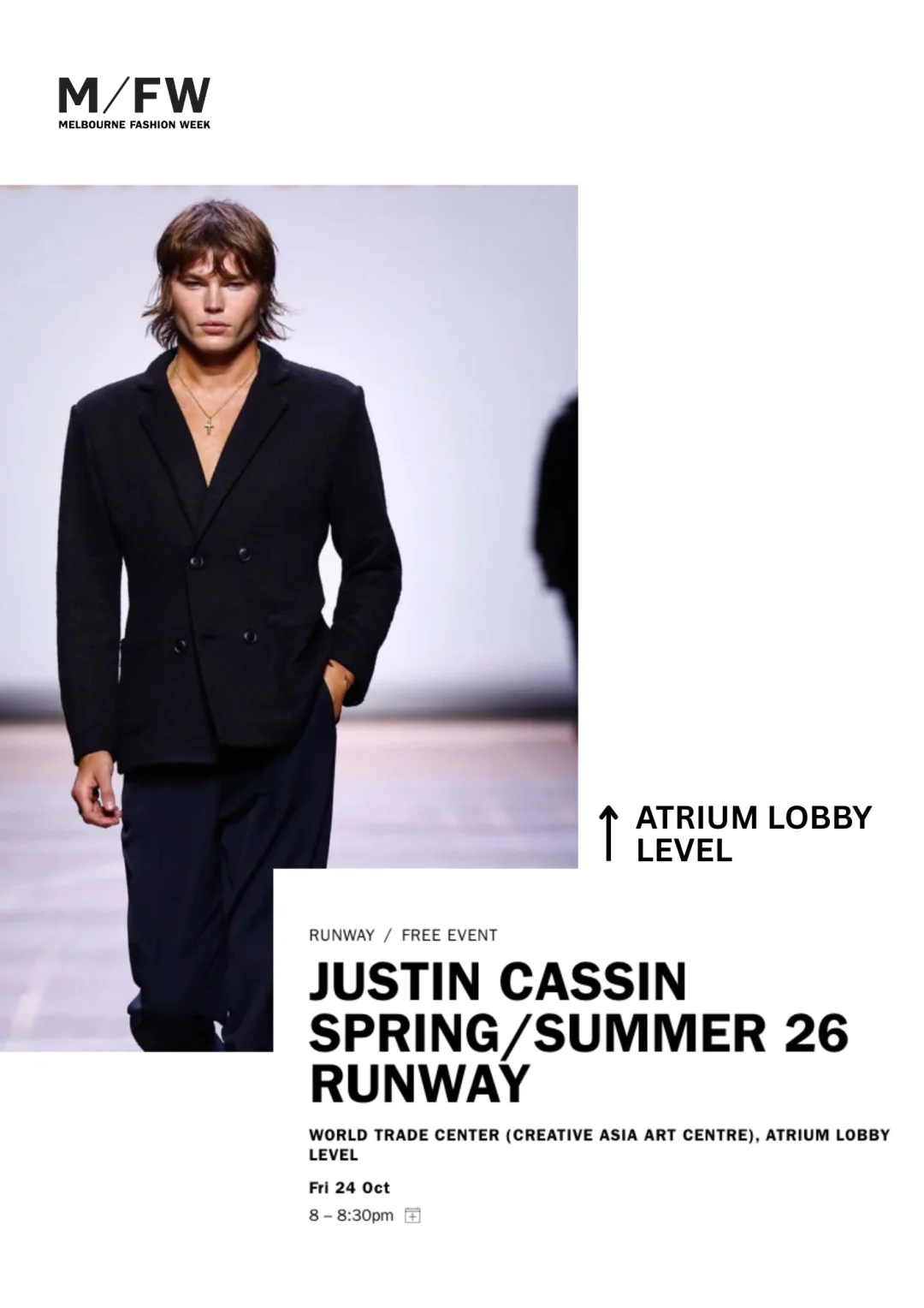 墨尔本时装周Justin Cassin秀场免费打卡